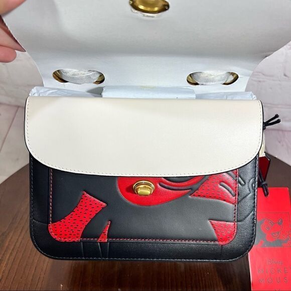 COACH Disney Mickey Mouse X Keith Haring Madison Shoulder Bag 19 Collectors edit - Picture 8 of 15